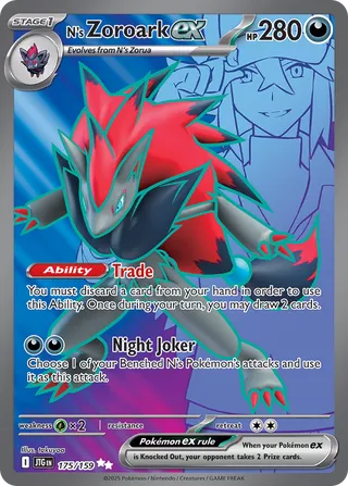 N's Zoroark ex (Journey Together 175/159)